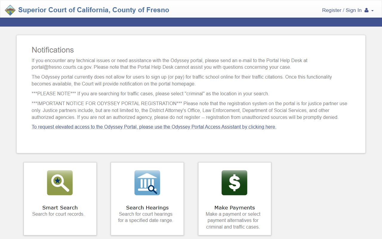 Fresno criminal court records search portal